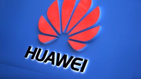 --FILE--View of a signboard of Huawei in Kunming city, southwest China's Yunnan province, 11 December 2018. Chinese tech giant Huawei on Thursday launched a new smartphone in Kenya targeting social media-savvy youth. Speaking at the launch in Nairobi, Steven Li, Huawei's head of Eastern Africa Mobile, said the device, retailing at 18,000 Kenyan shillings (180 U.S. dollars), will also be available online on pre-orders that kicked off immediately until Feb. 7.