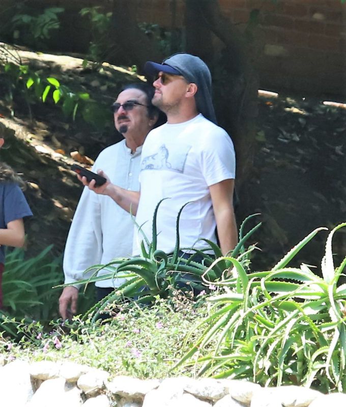 05/14/2019 EXCLUSIVE: Leo Dicaprio and his father George DiCaprio step out in Los Angeles. The 44 year old actor was dressed casual in a baseball cap, t-shirt, slouchy jeans, and white trainers. sales@theimagedirect.com Please byline:TheImageDirect.com *EXCLUSIVE PLEASE EMAIL sales@theimagedirect.com FOR FEES BEFORE USE May 14, 2019