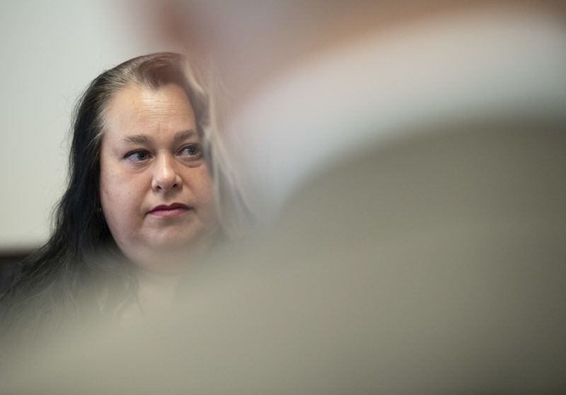 The victim's mother arrives at the trial against Ali Bashar on July 10, 2019 at the court in Wiesbaden, western Germany . - An Iraqi man was sentenced to life in jail by a German court on Wednesday over the rape and murder of a teenage girl that fuelled far-right protests against a mass influx of mostly Muslim migrants. The court in Wiesbaden, the city where the murder took place in May last year, also found the crime to be of exceptional severity, meaning that Bashar is unlikely to be granted parole after 15 years. (Photo by Boris Roessler / POOL / AFP)