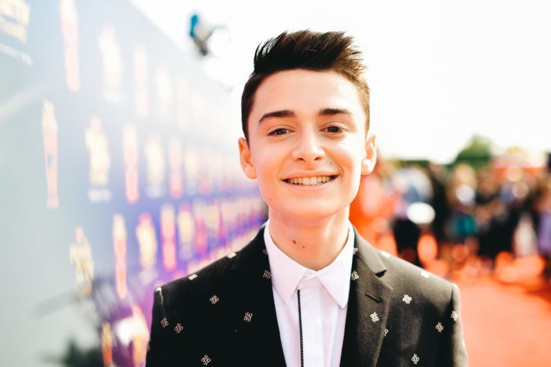 SANTA MONICA, CALIFORNIA - JUNE 15: (EDITORS NOTE: Image has been processed using digital filters) Noah Schnapp attends the 2019 MTV Movie and TV Awards at Barker Hangar on June 15, 2019 in Santa Monica, California. (Photo by Matt Winkelmeyer/Getty Images for MTV)