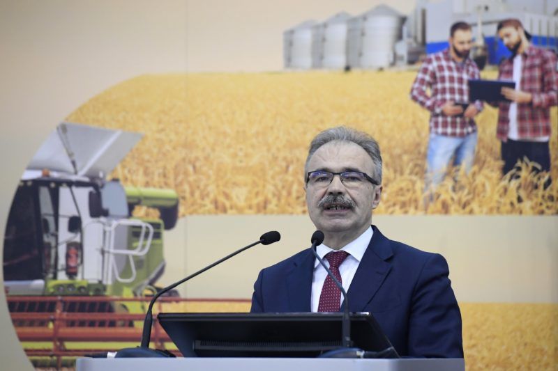 Budapest, 2019. január 23. Nagy István agrárminiszter beszédet mond az idei AGROmashEXPO és Agrárgépshow szakkiállítás megnyitóján a Hungexpo Budapesti Vásárközpontban 2019. január 23-án. MTI/Kovács Tamás