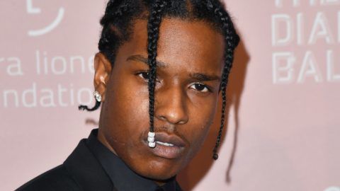 (FILES) In this file photo taken on September 13, 2018 (FILES) In this file photo taken on September 13, 2018, ASAP Rocky attends Rihanna's 4th Annual Diamond Ball at Cipriani Wall Street in New York City. - The Stockholm district court said on August 02, 2019, that US rapper A$AP Rocky should be released from custody, pending the verdict of an assault trial that has garnered global attention and stirred fan outrage. The rapper, whose real name is Rakim Mayers, has been in custody in Sweden since he was arrested on July 3 after a street brawl, but on the last day of his trial the court decided to release him, pending the verdict. . (Photo by Angela Weiss / AFP)