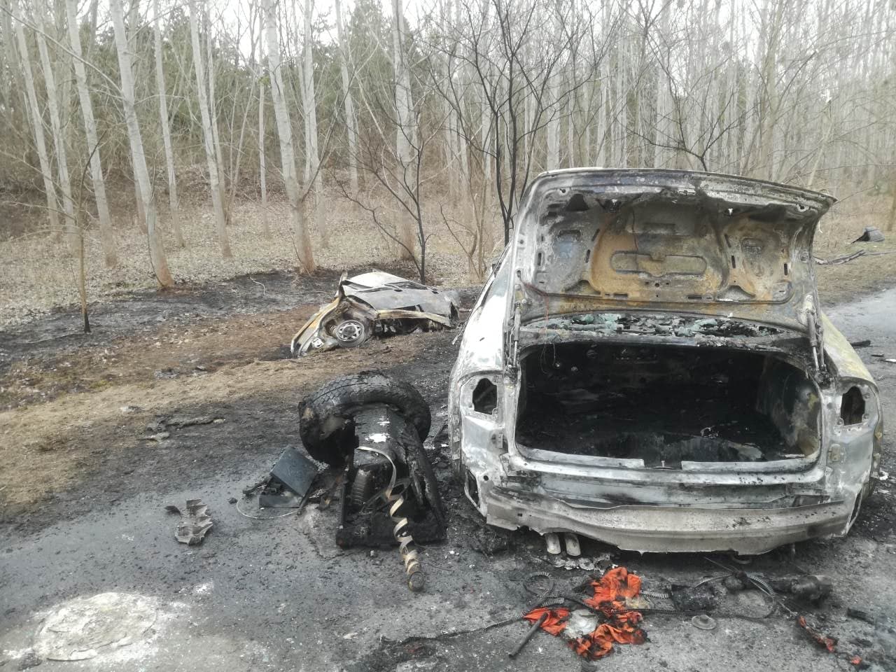 Szemtanú a mezőörsi karambolról: tehetetlenül nézték, amint a tűz felemészti a két kocsit