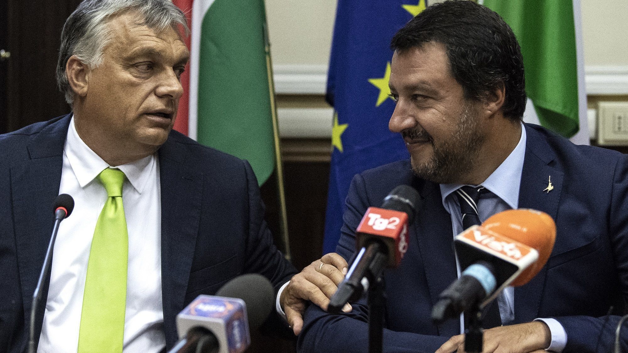 Salvini: Üzenetet küldtem Orbán Viktornak