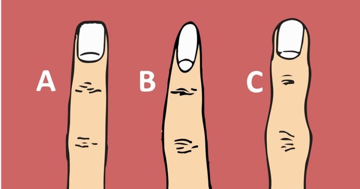 A középső ujjad formája sok mindent elárul a személyiségedről