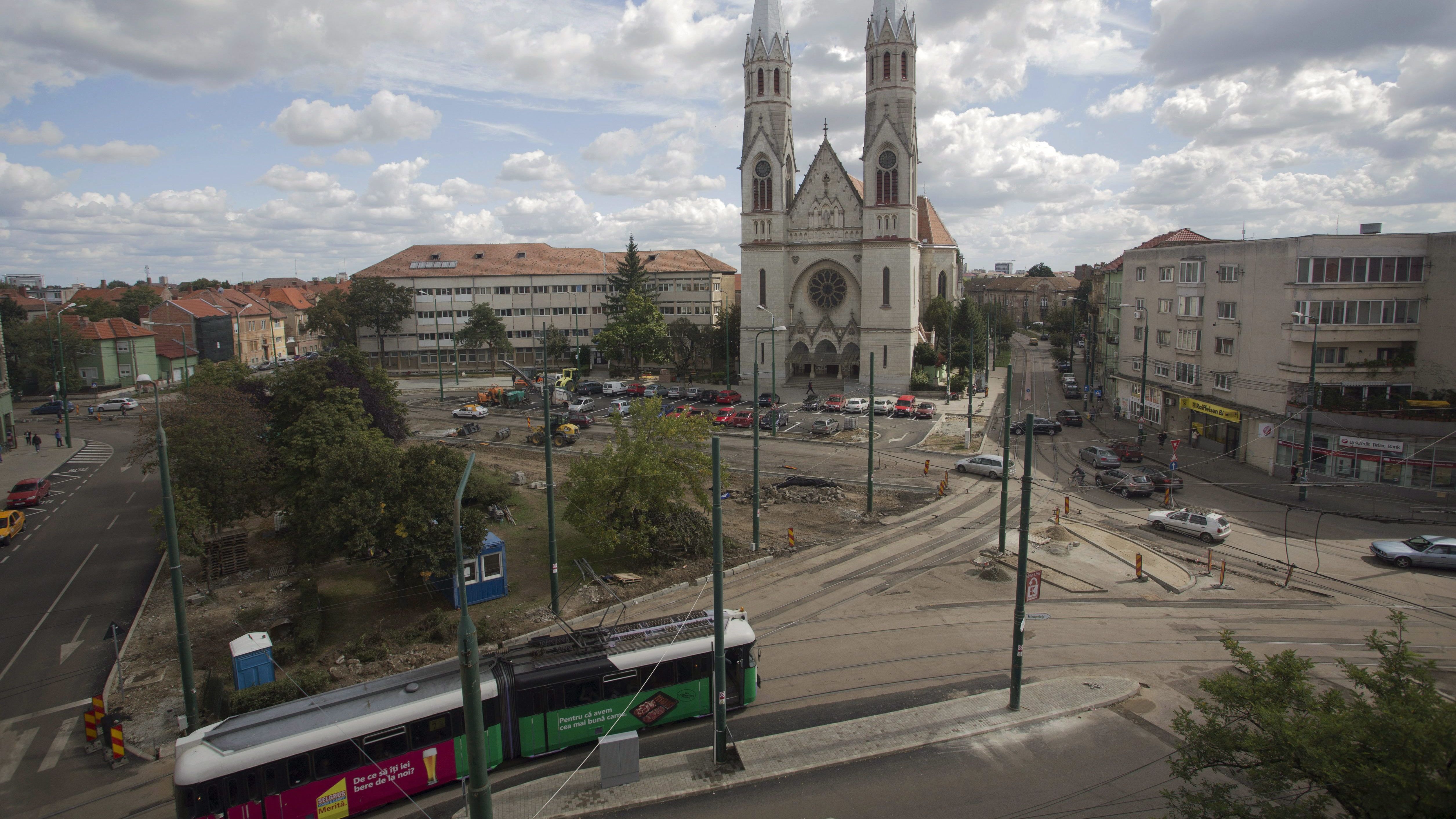 Vezető nélkül indult el egy villamos Temesváron