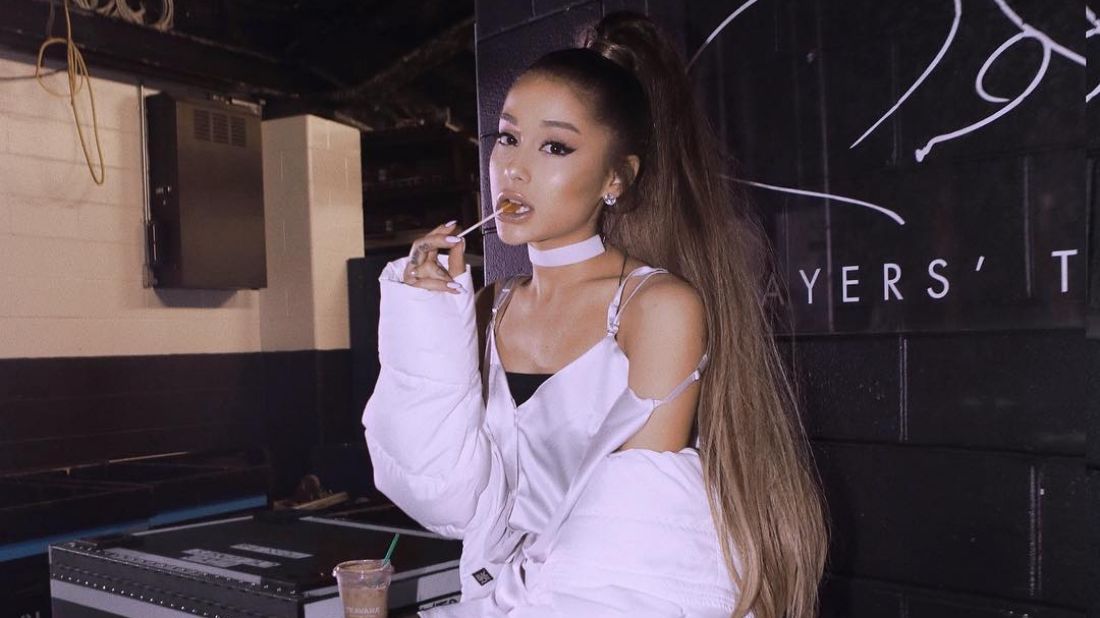 Ariana Grande az agyáról posztolt képet