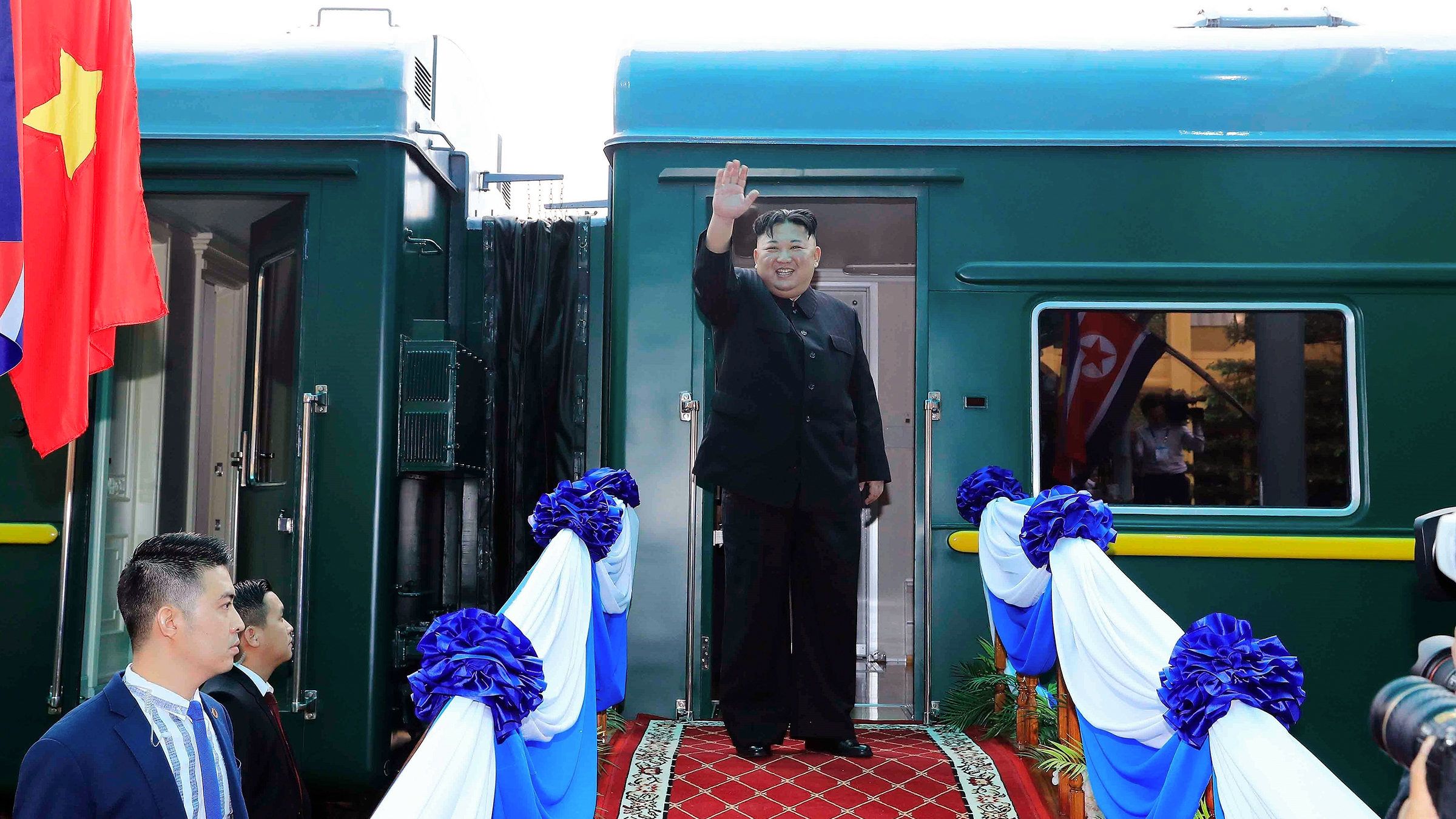 Kim Dzsong Un páncélvonata áthaladt az orosz határon