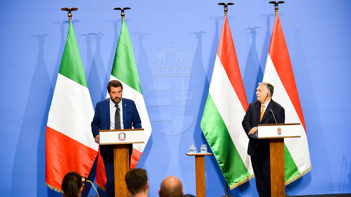 Egymás határvédelmét fényezte Orbán és Salvini