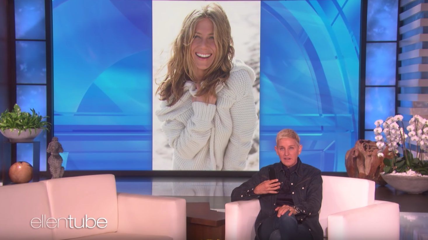 Ellen DeGeneres élő adásban hívta fel Jennifer Anistont, hogy válaszoljon egy nagyon fontos kérdésre