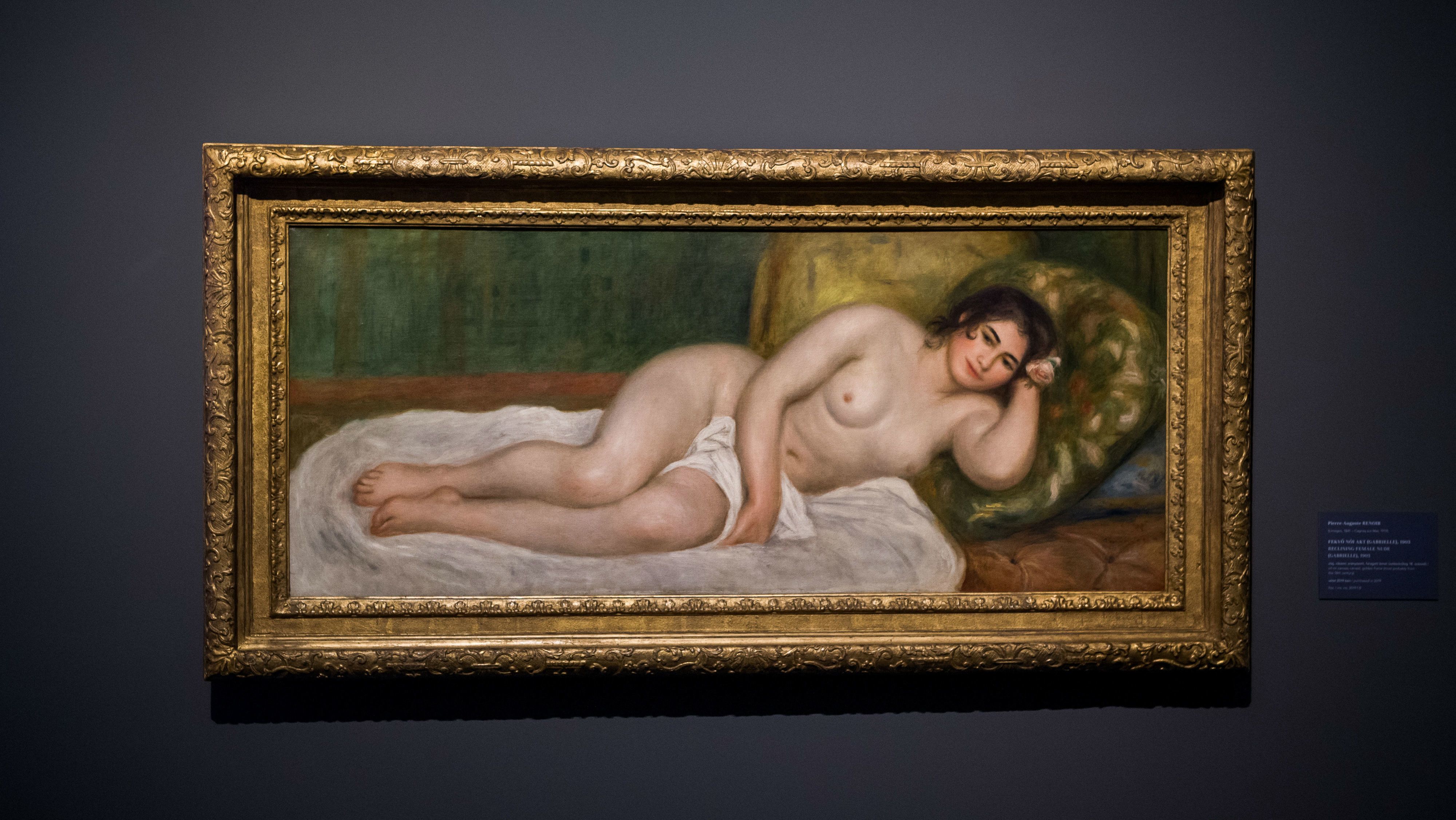 Mától mi is megnézhetjük a 3,5 milliárdért vásárolt Renoir-aktot a Szépművészetiben