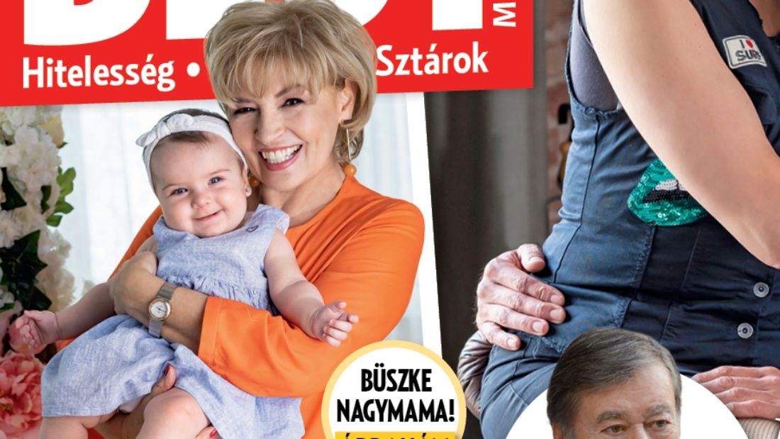 Ábrahám Edit megmutatta 6 hónapos unokáját