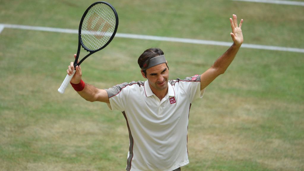 Roger Federer egy lépésre a tizedik hallei tornagyőzelmétől