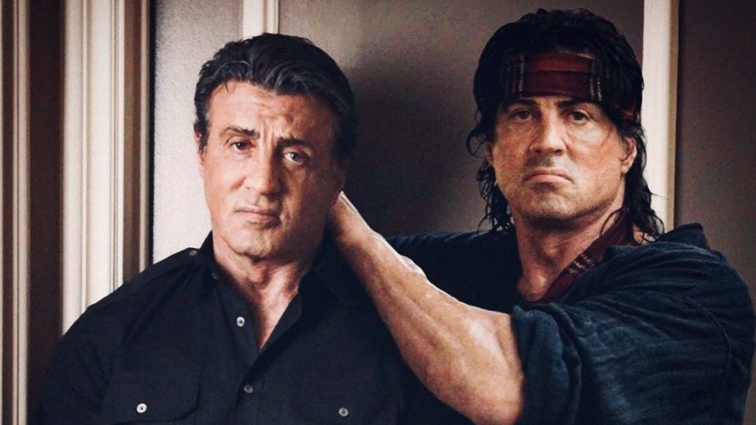 Sylvester Stallone fotós feladványa az is lehetne: melyik képen több az ér?