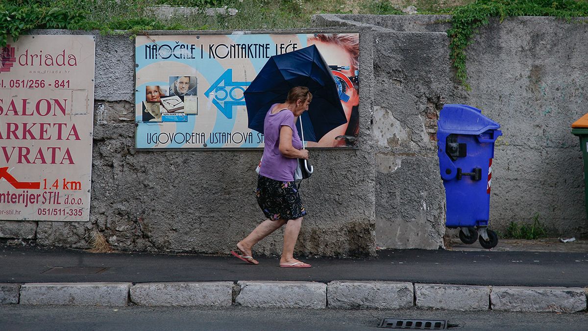 Hatalmas vihar csapott le Horvátországban