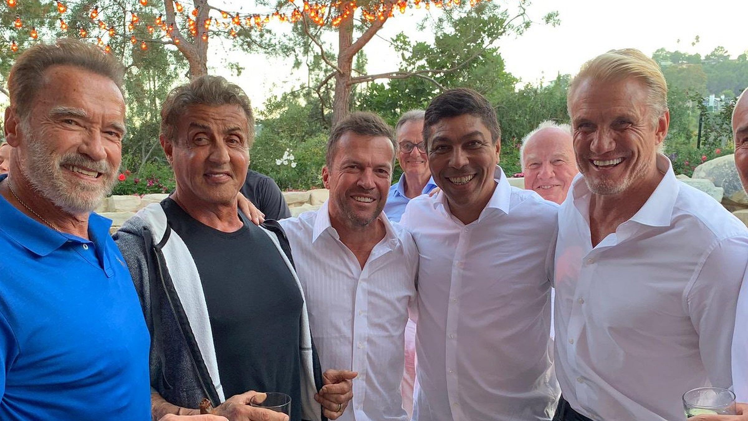 Volt magyar szövetségi kapitánnyal bulizott Stallone, Schwarzenegger, és Dolph Lundgren