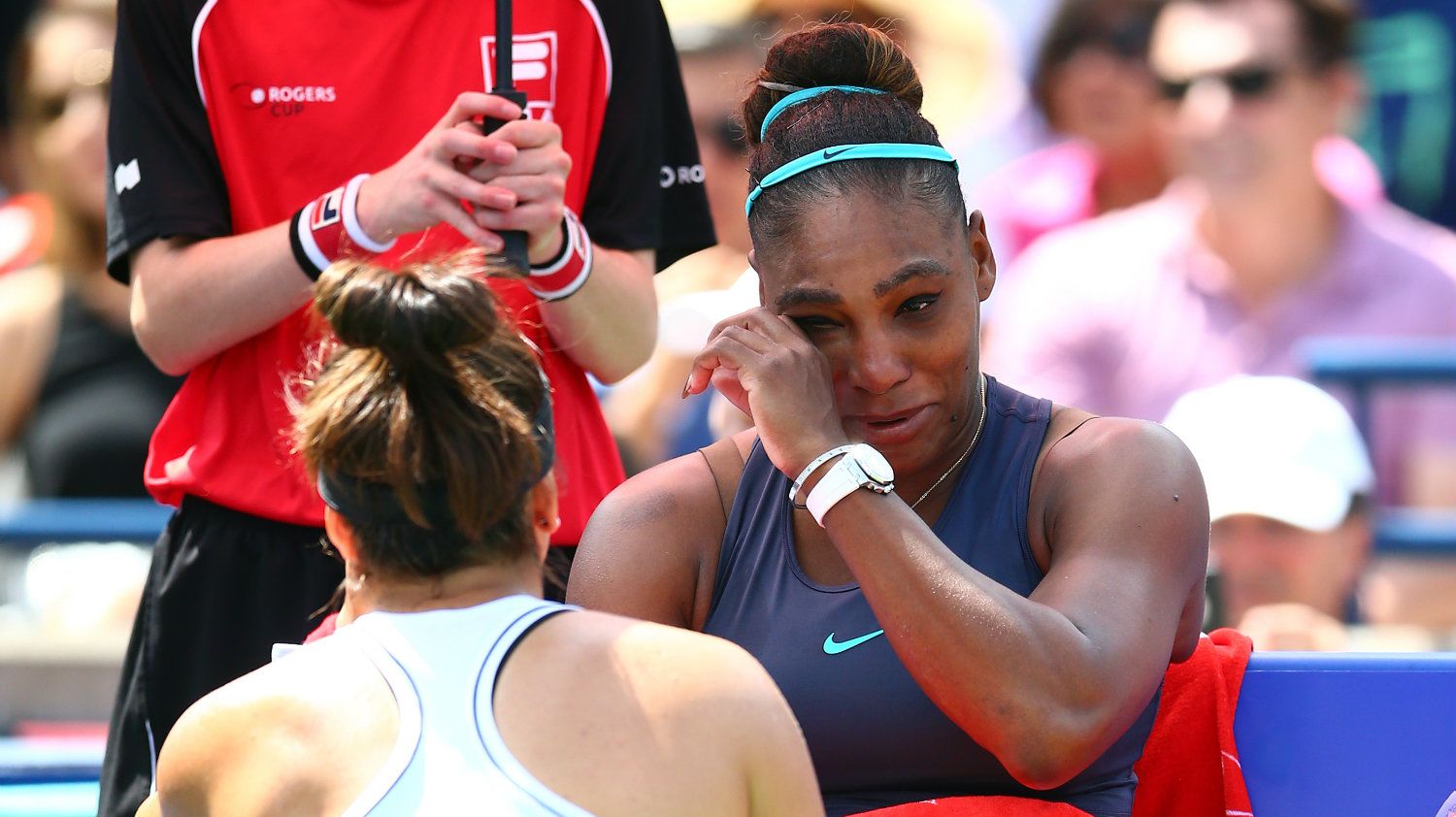 “Egy igazi vadállat vagy” – vigasztalta a síró Serena Williamst a győztes