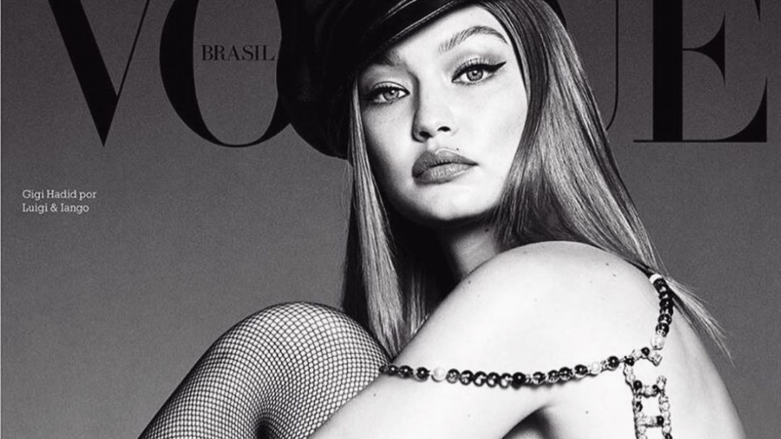 Gigi Hadid félmeztelen címlapfotójától szebb lesz az estéd