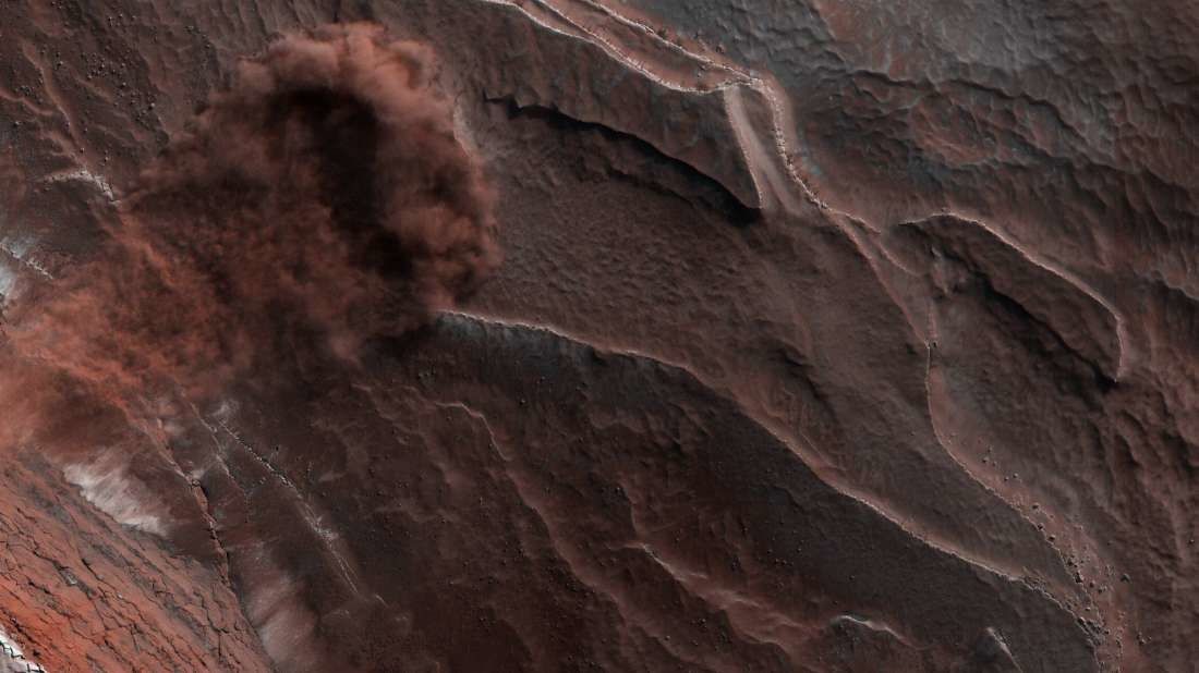 Különleges fotót tett közzé a NASA a Marsról