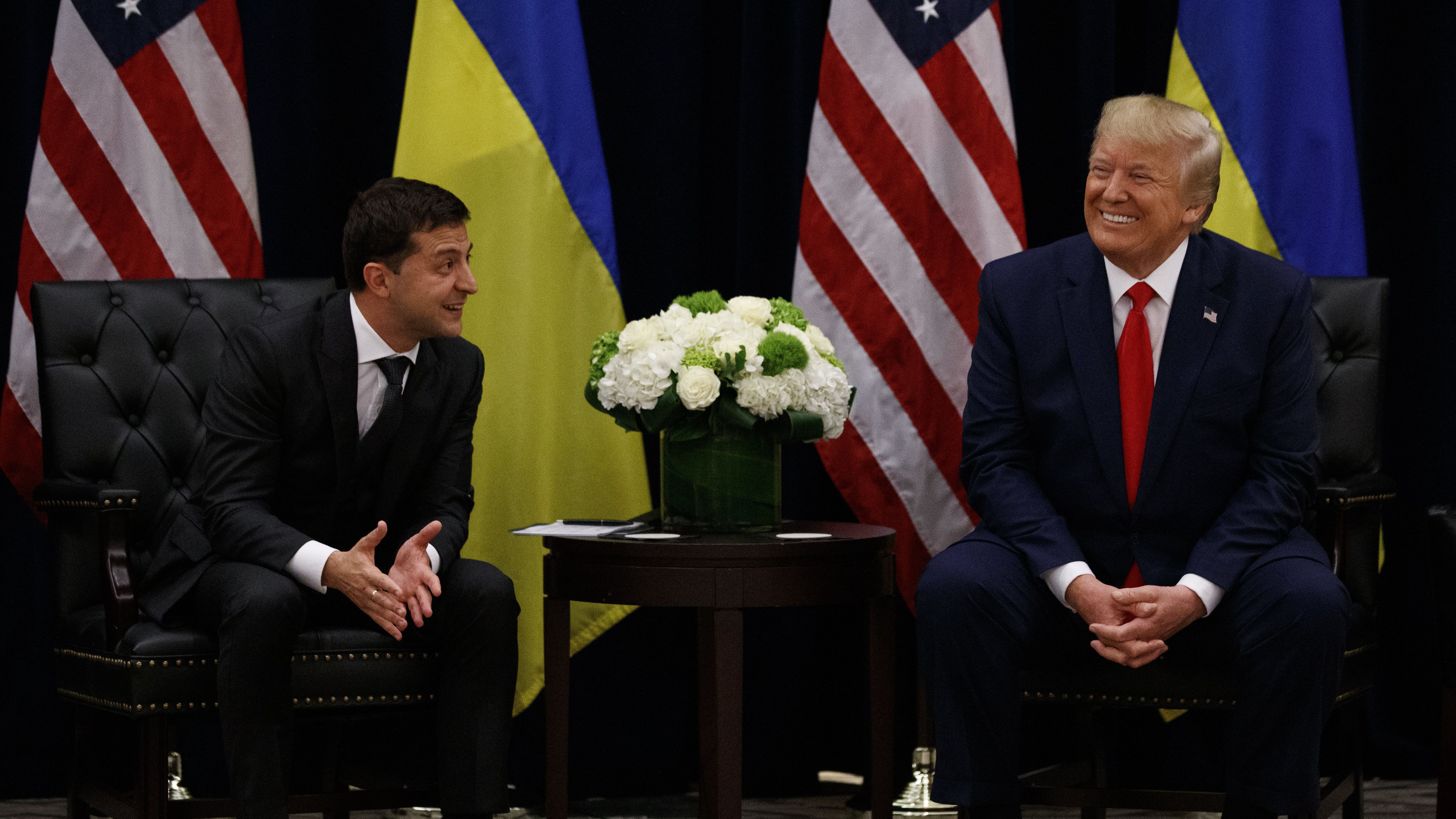 Az ukrán elnök tagadta Trumpék nyomulását