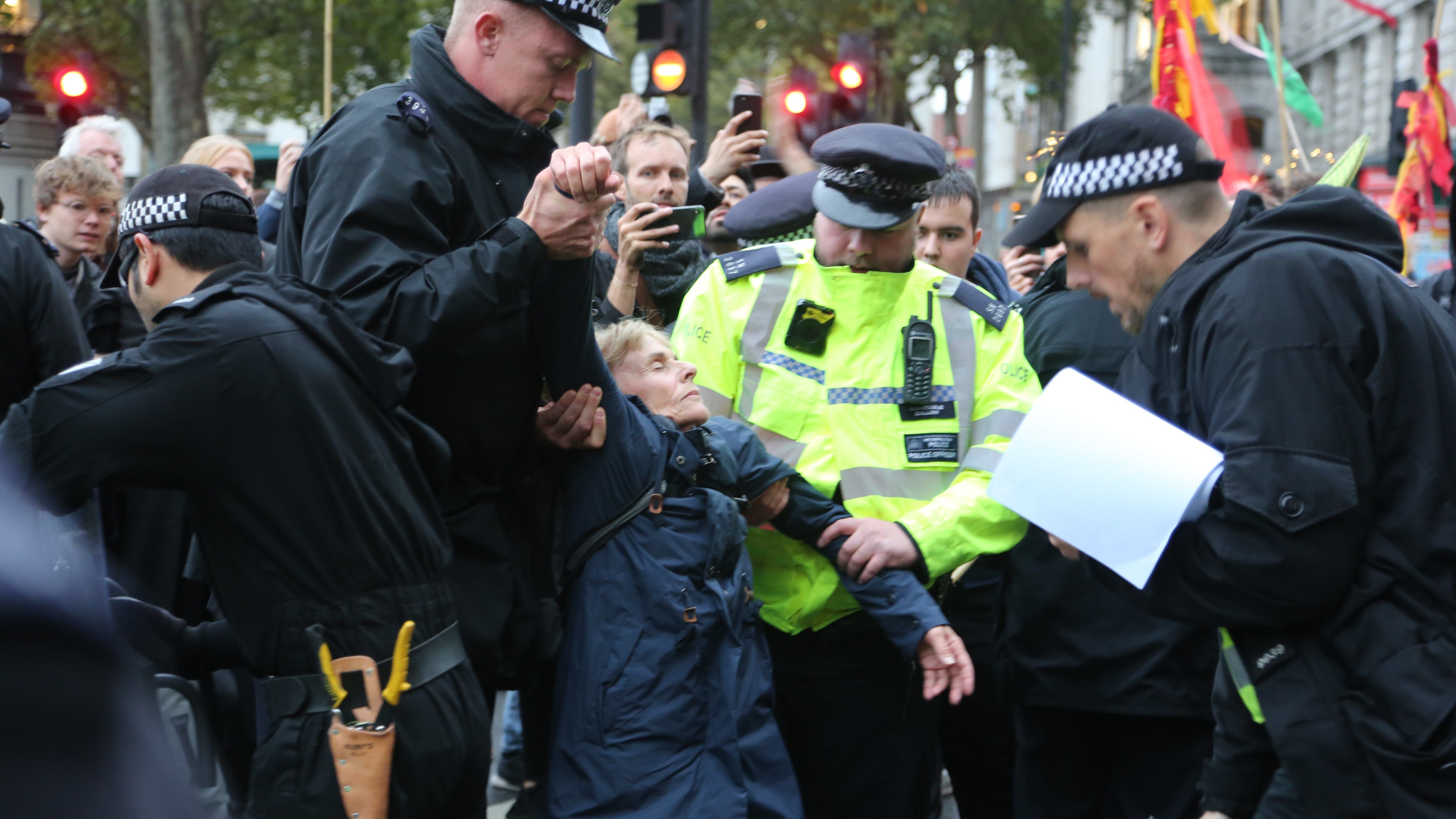 217 klímatüntetőt tartóztattak le Londonban