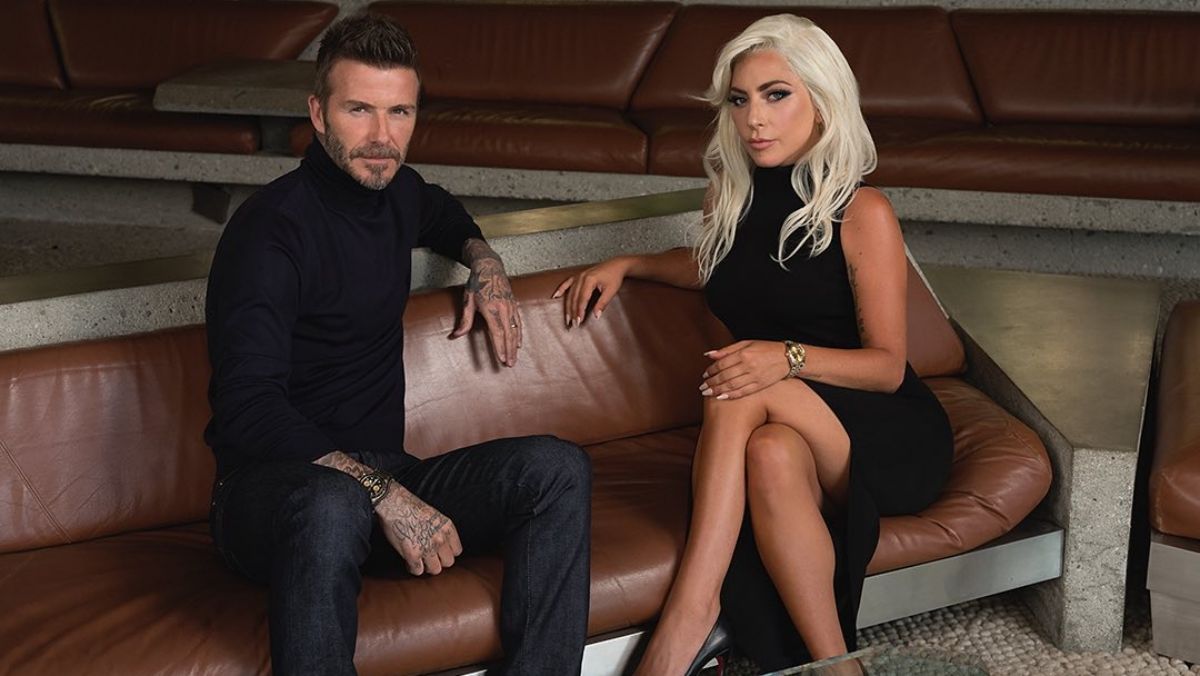 Lady Gaga és David Beckham életükben először találkoztak