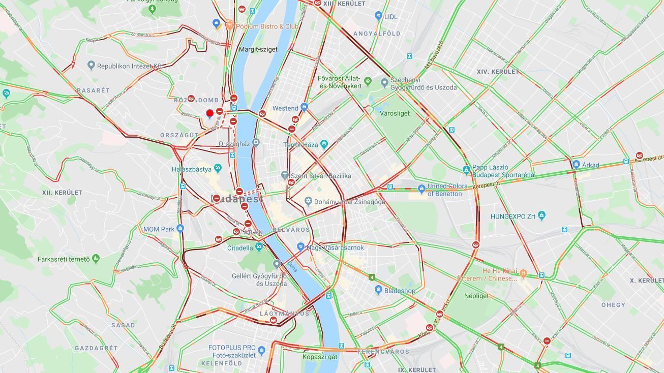 Átfogó lista a közlekedési eszközökről, amelyek épp nem járnak