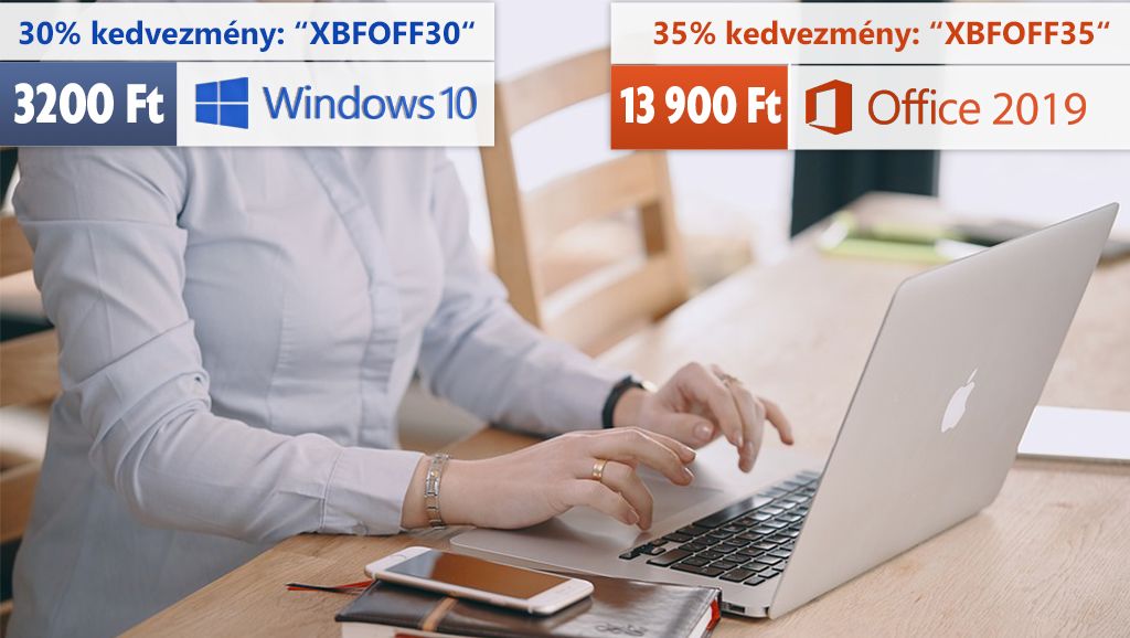 Windows 10 3200 forintért a Black Friday-en (x)