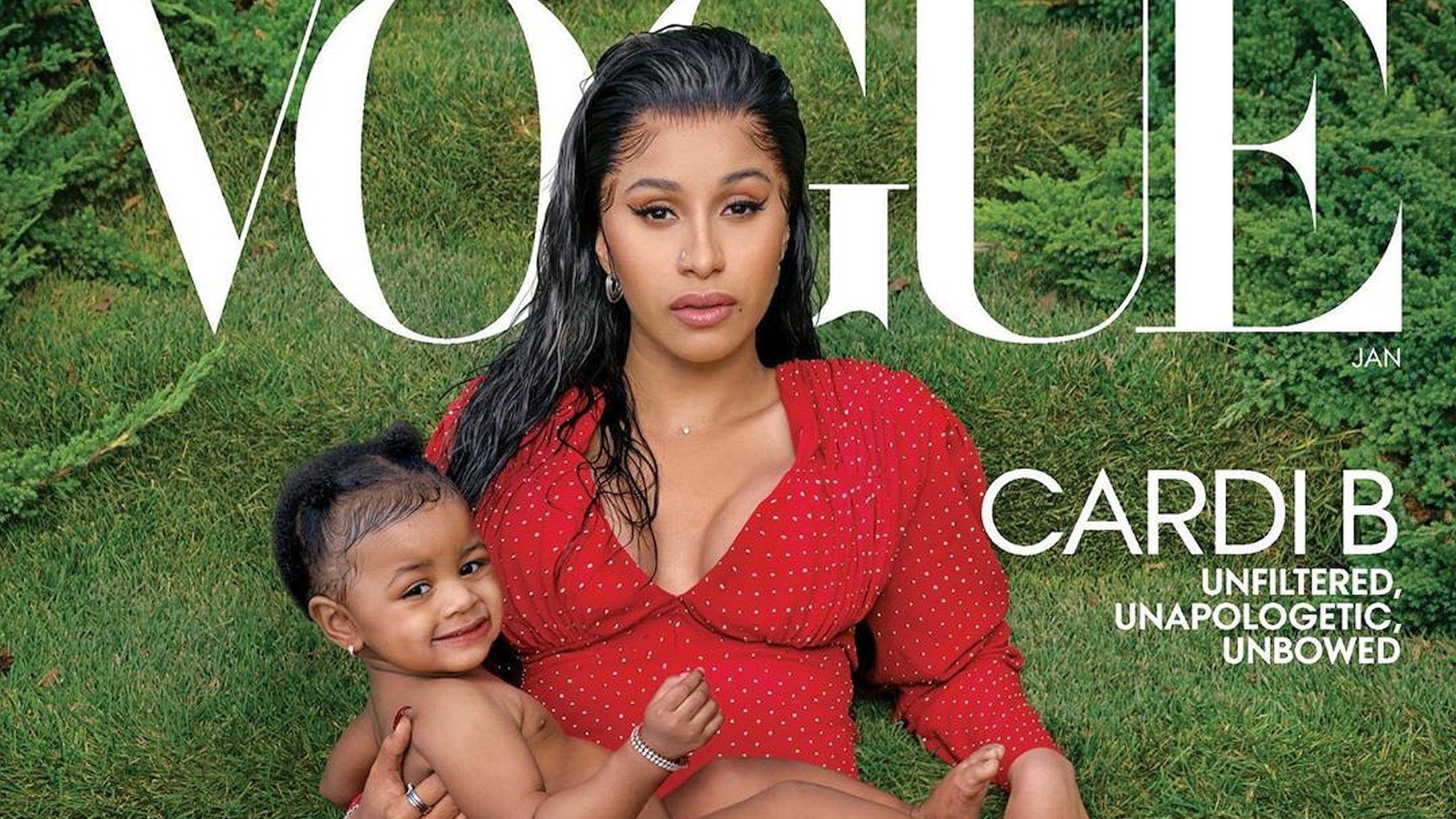 Cardi B másfél éves gyereke már elmondhatja magáról, hogy szerepelt a Vogue címlapján