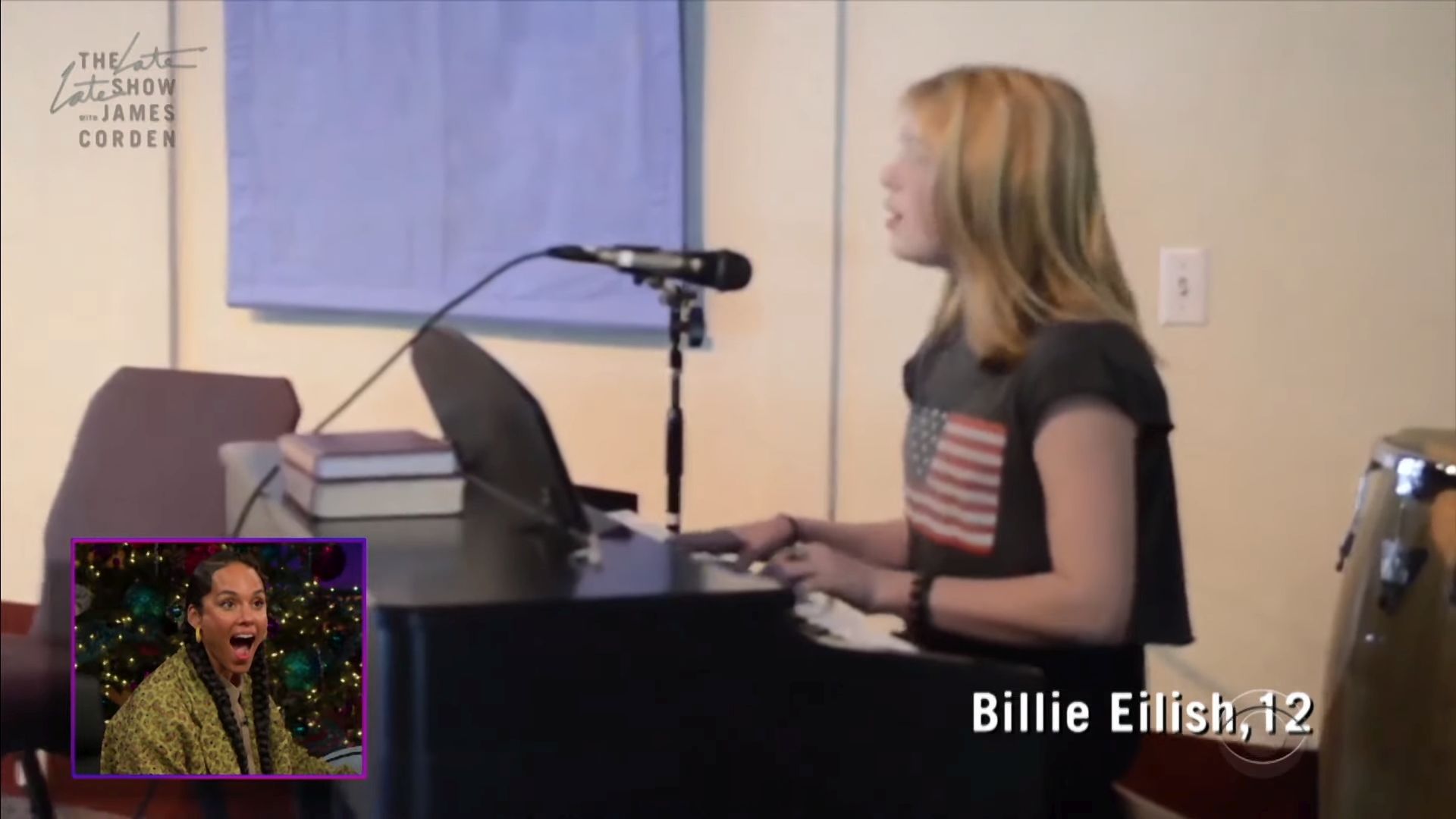 Íme egy videó Billie Eilish-ról, ahogy 12 évesen Alicia Keys slágerét énekli