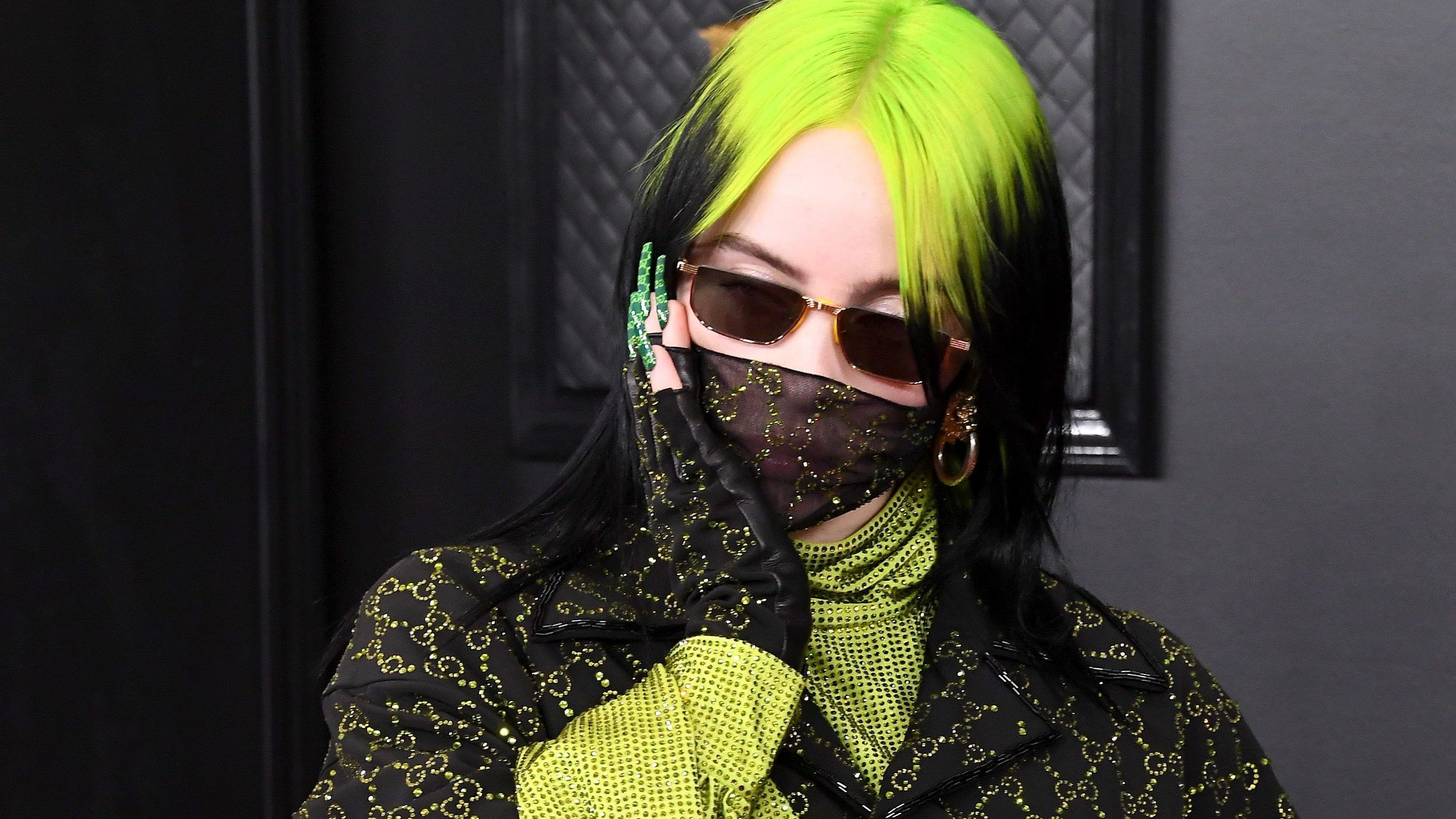 Billie Eilish idén maszkban ment a Grammy-díjátadóra