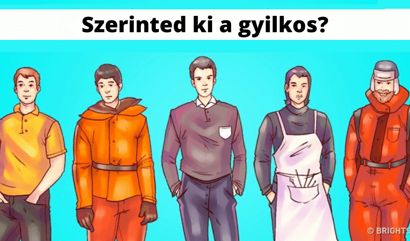 Ki a tettes? Ezt a tesztet csak az igazán magas IQ szintű emberek képesek megoldani