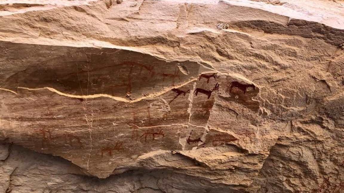 Ősi barlangrajzokat találtak a sivatagban