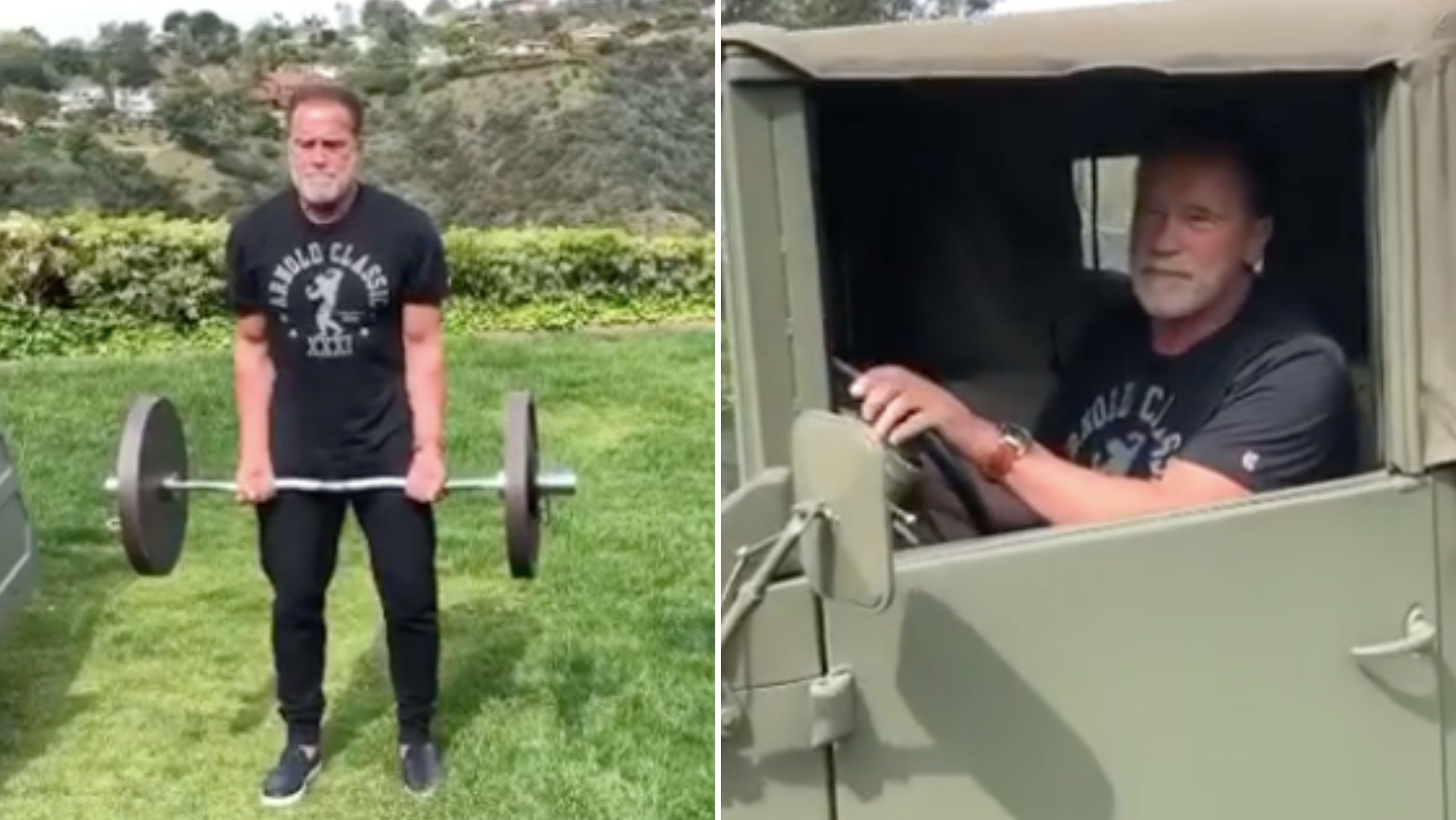 Schwarzenegger előszedte a Hasta la vistát legújabb edzős videójában