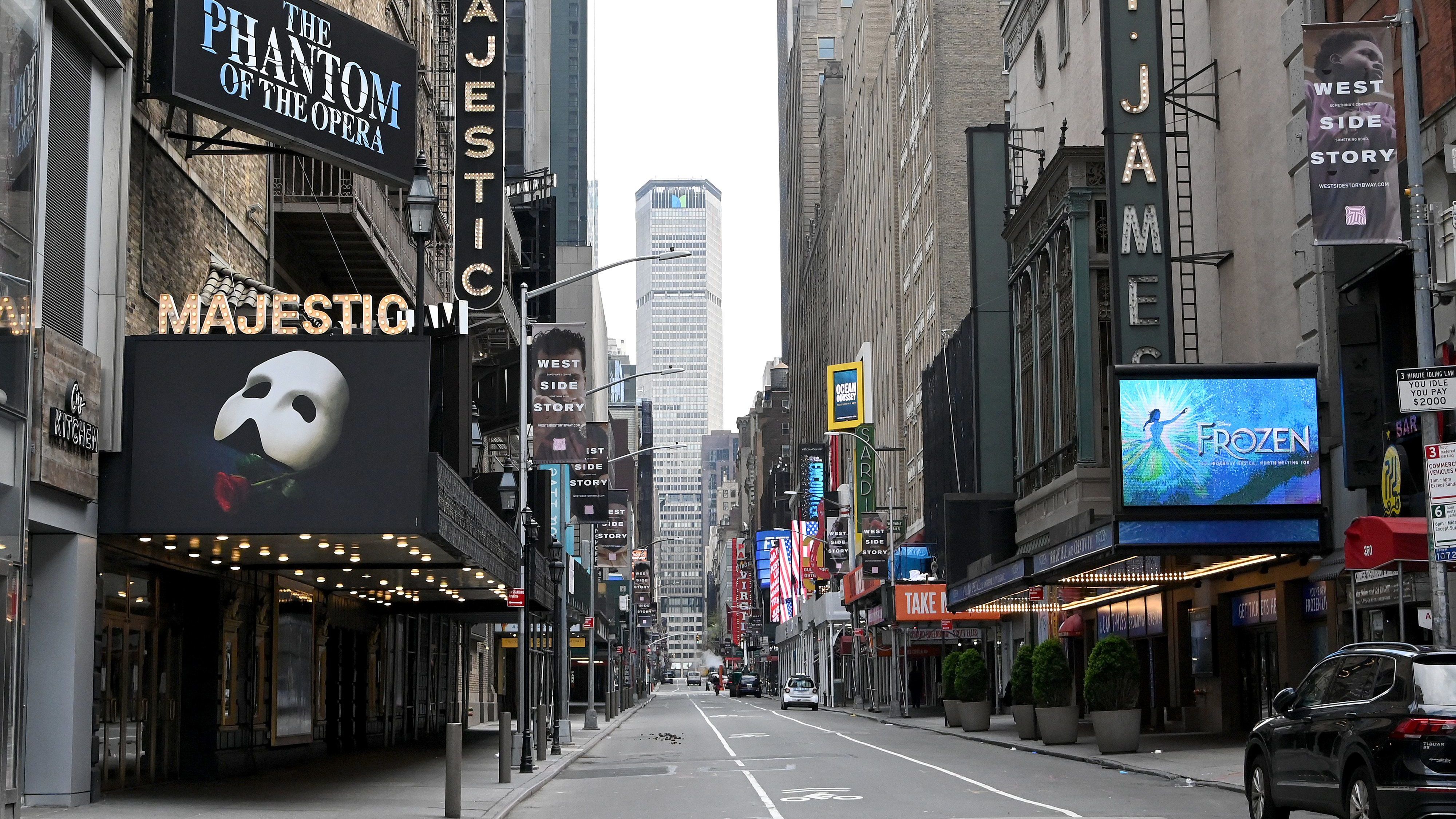 Két hónapig még biztos zárva marad a Broadway