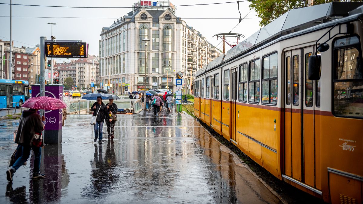 Hideggel, esővel ér véget április