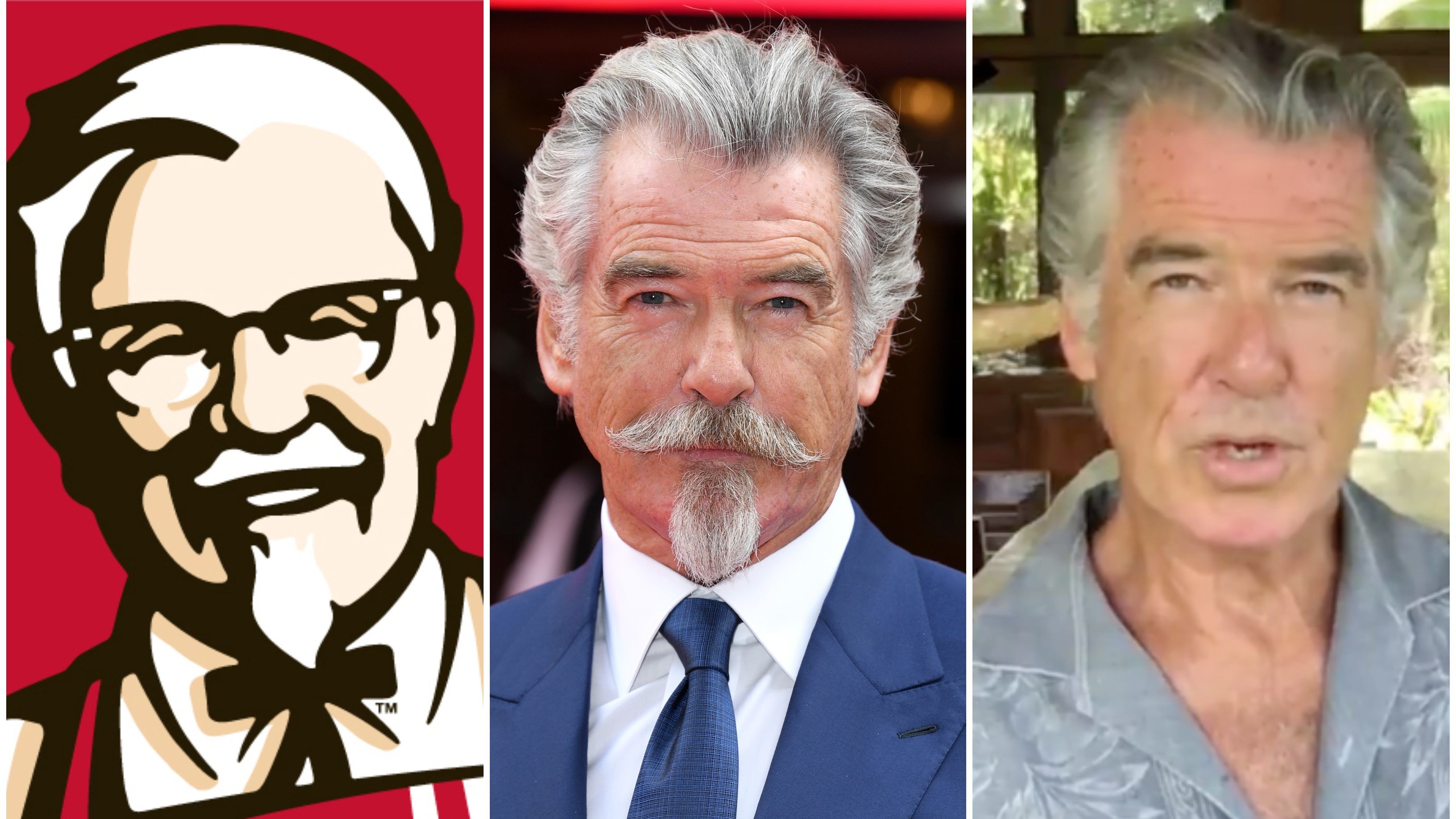 Morzsoljunk el egy könnycseppet Pierce Brosnan KFC-s szakálláért