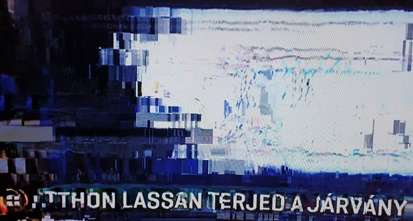 Akadozva megy az RTL Híradó a tévében - egy építkezés miatt délután leállt az adás