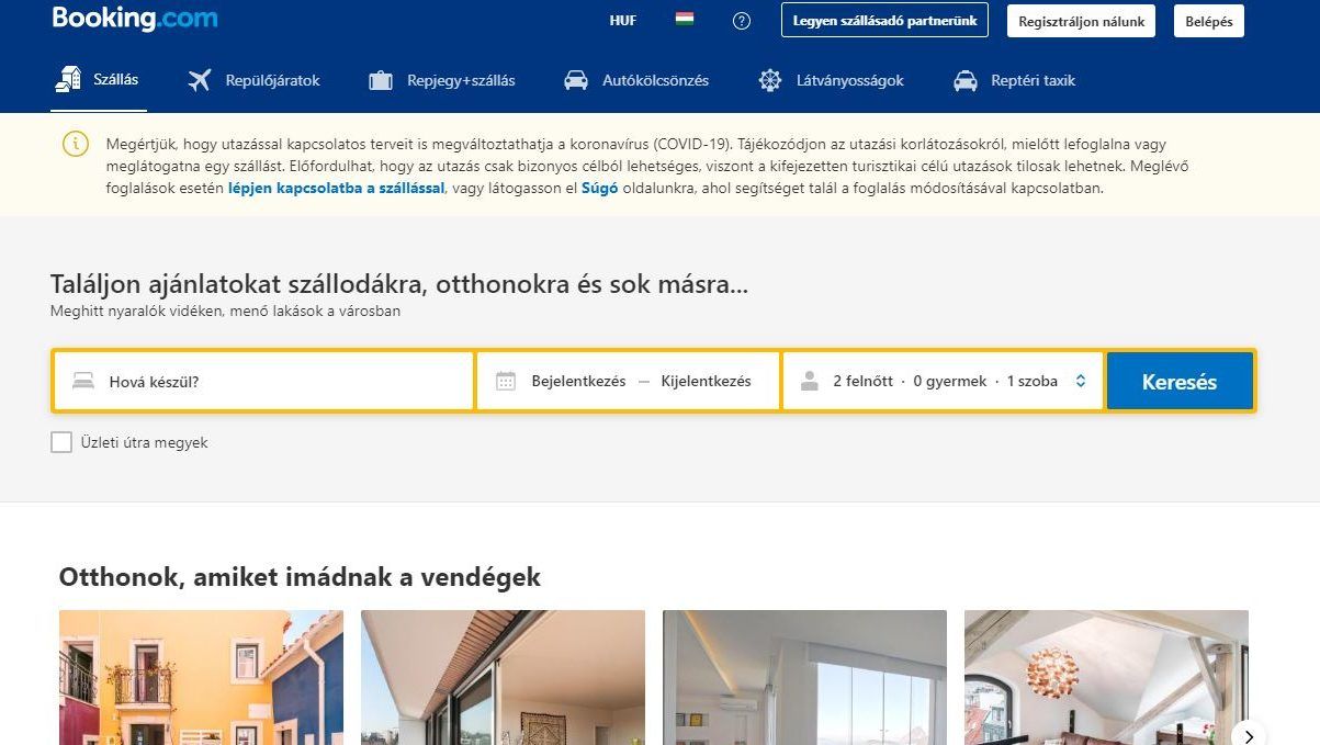 Gigabírságot kapott a Booking GVH-tól