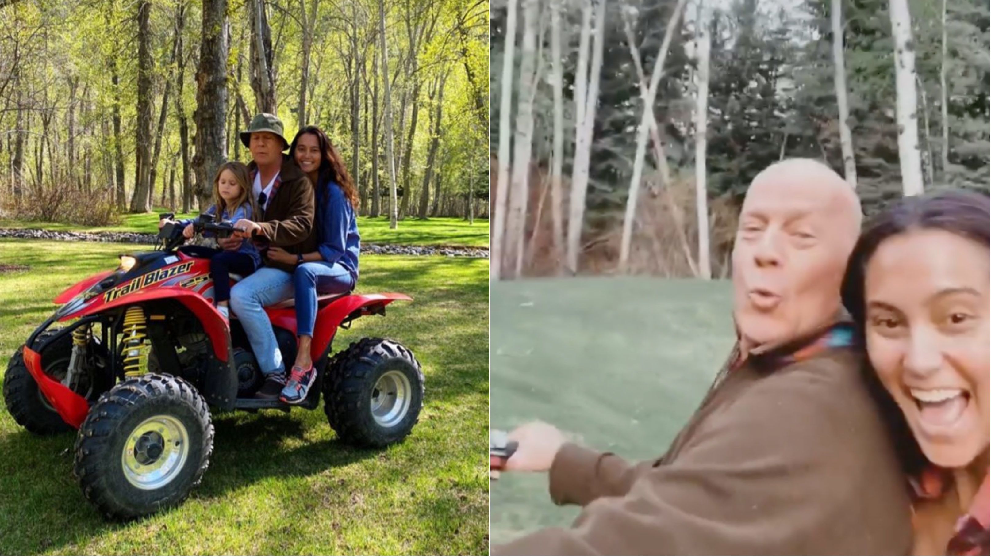 Bruce Willis végre hazaköltözött a feleségéhez és lányaihoz Demi Moore-éktól