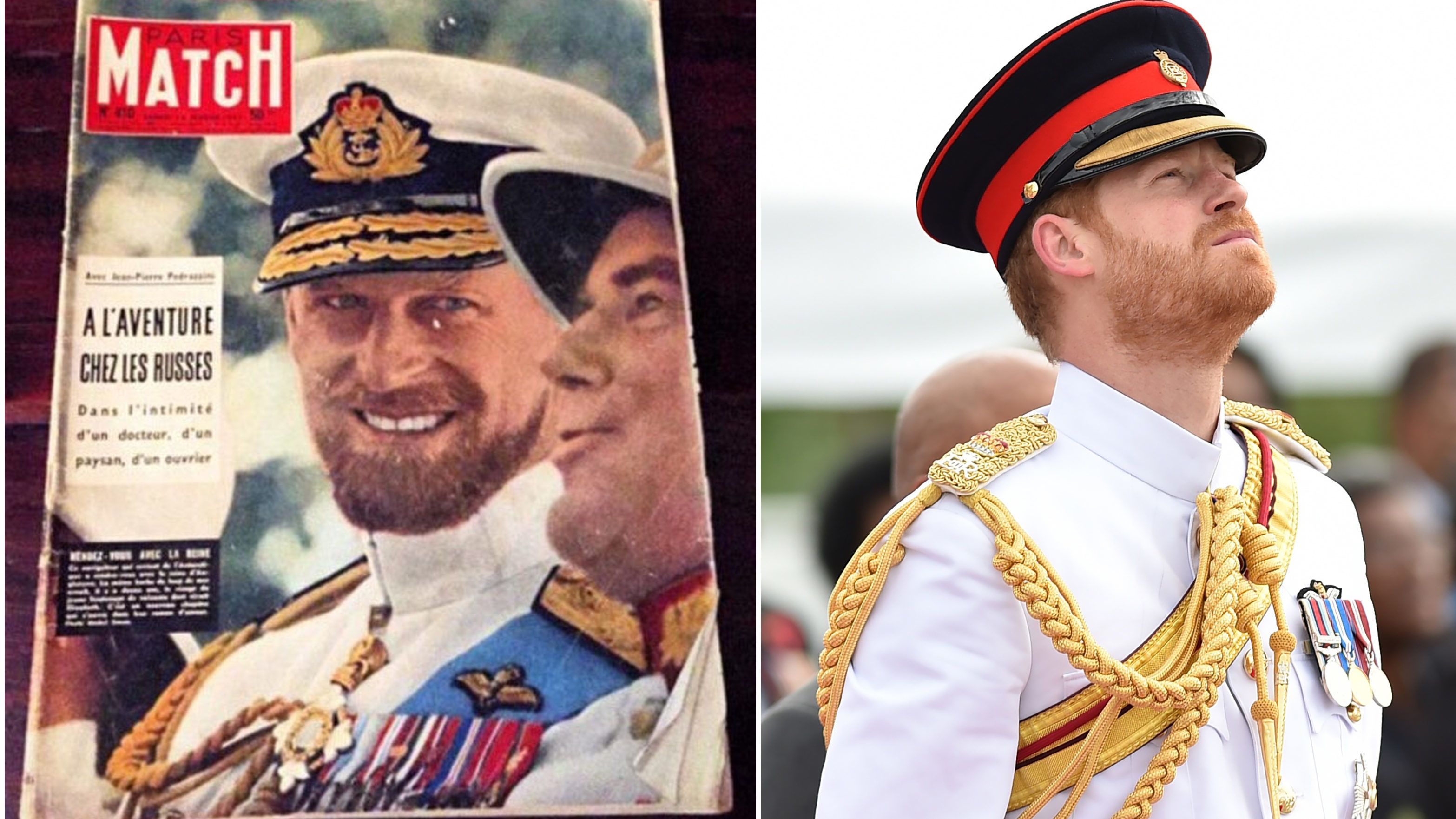 Felkapott lett egy 63 éves kép, amin Fülöp herceg ugyanúgy néz ki, mint most Harry