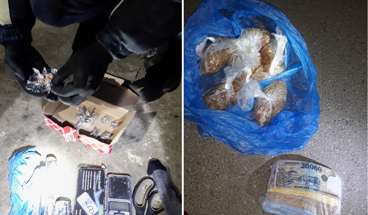 50 ezer adagnyi kábítószert foglaltak le a rendőrök Miskolc környéki drogbandáktól