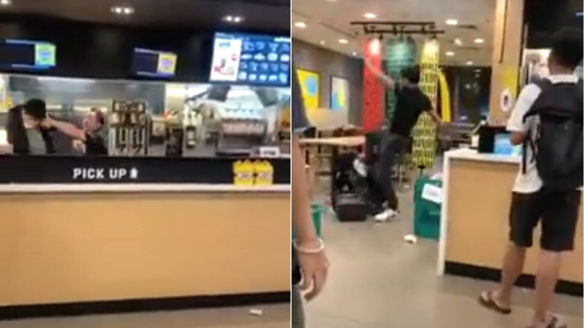 Videón, ahogy összeverik a maszkviselést kérő McDonald’s dolgozót