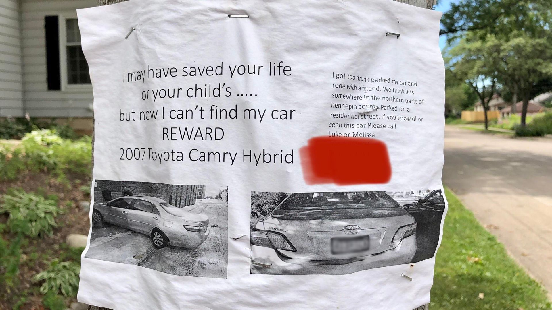 Az autóját keresi egy minneapolisi férfi, de nem azért mert ellopták