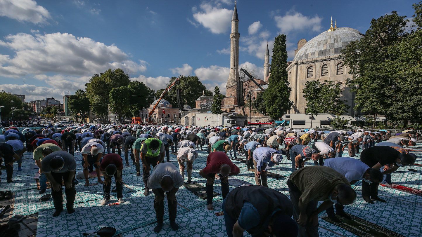 Eldurvult a vita Athén és Isztambul között a Hagia Sophia miatt