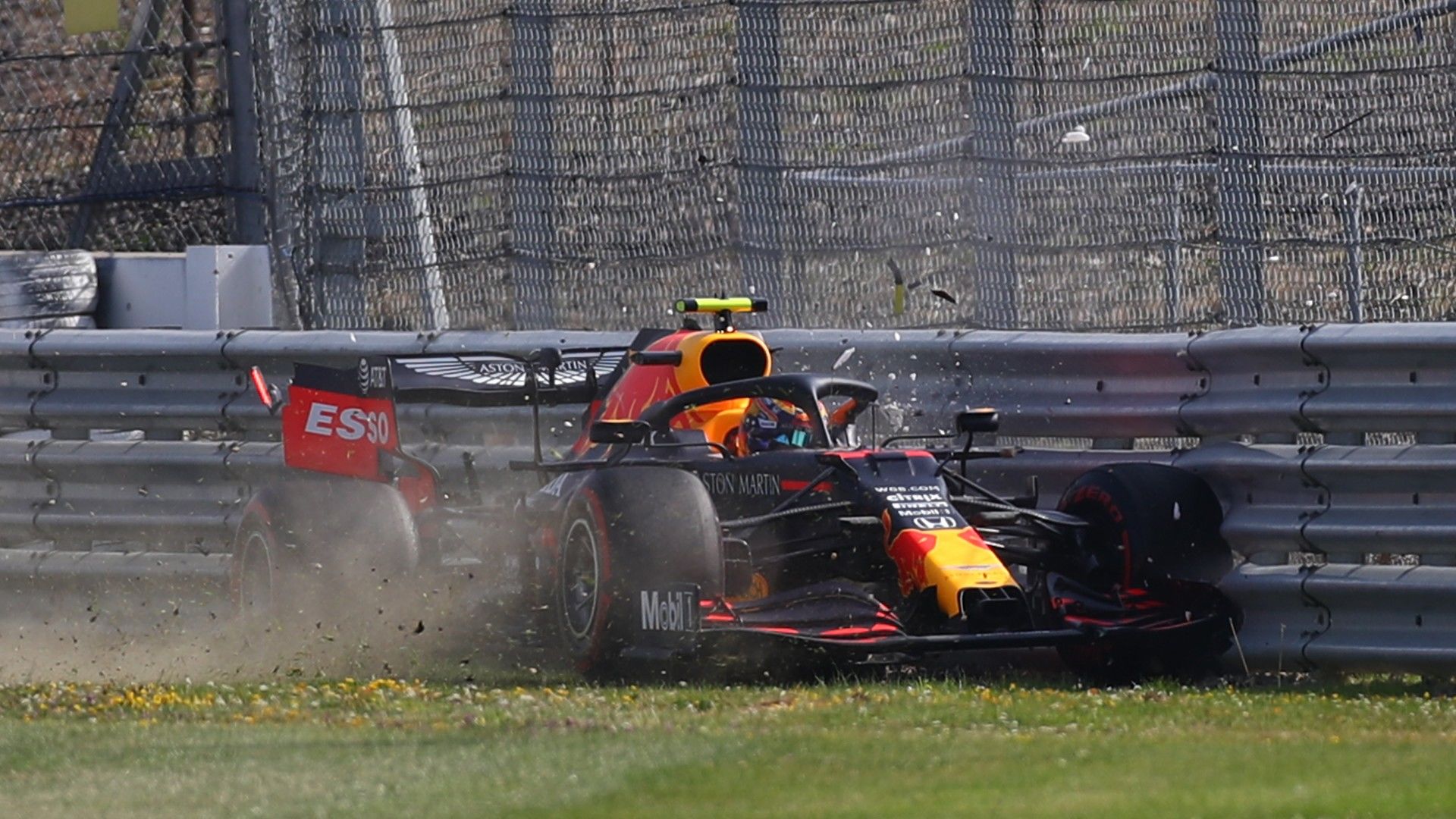 Stroll volt a leggyorsabb, Albon összetörte az autót, Verstappen keményen káromkodott