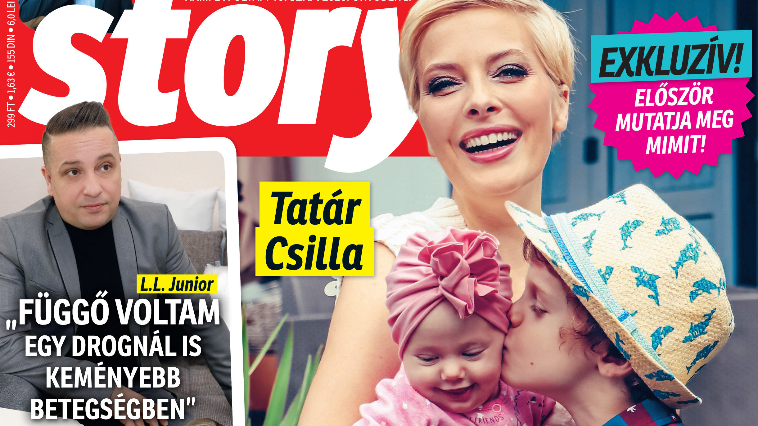 Tatár Csilla először mutatta meg a gyerekét