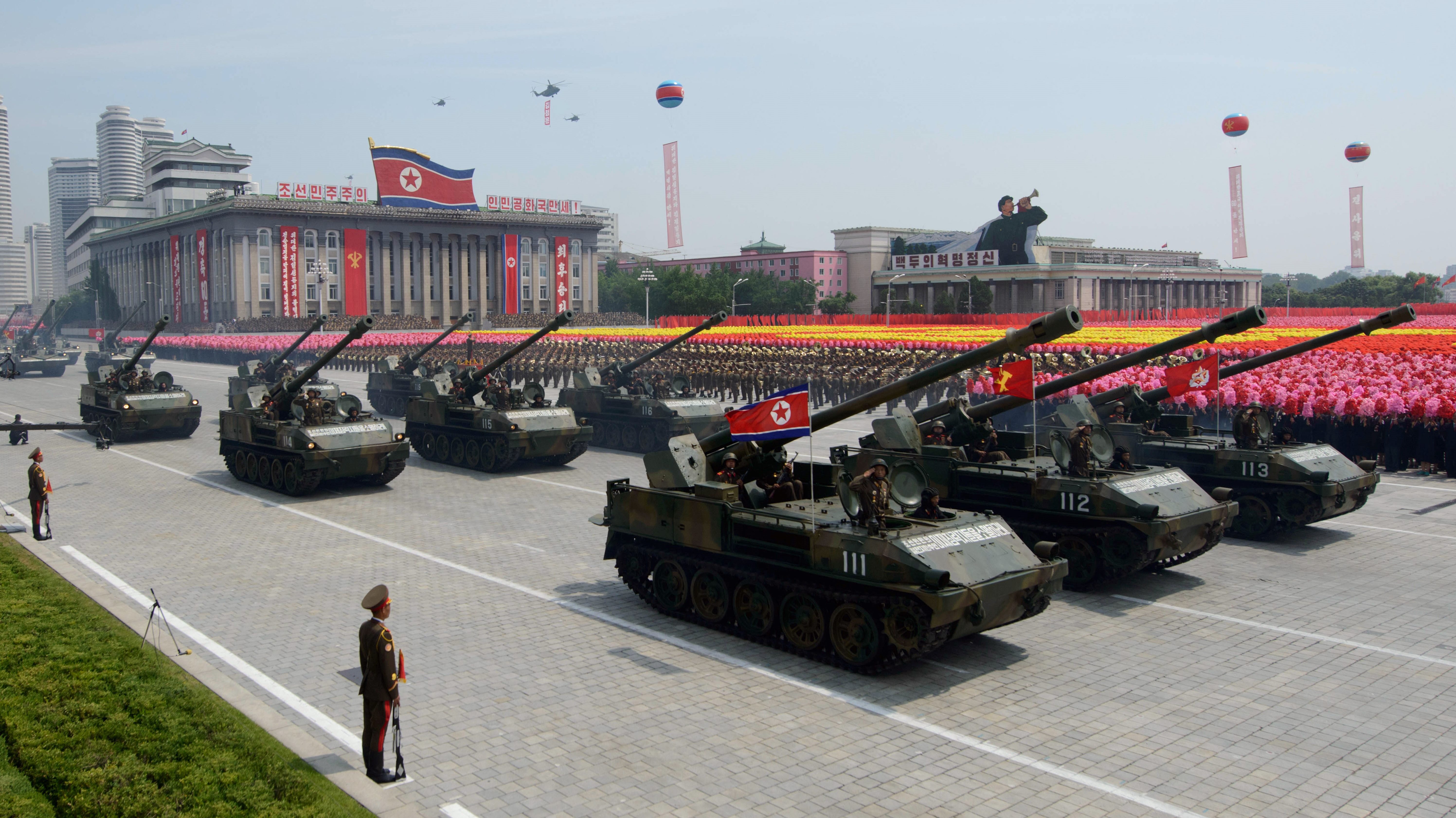 A valaha volt legnagyobb katonai parádéra készül Észak-Korea