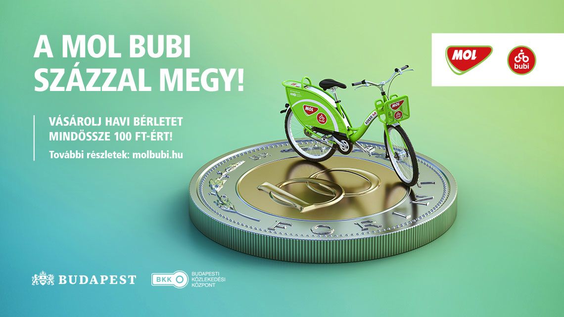 A MOL Bubi továbbra is százzal megy! (x)