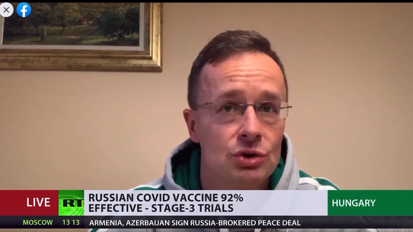 Szijjártó: Január második felére nagyobb mennyiségű orosz vakcinát vásárolhatunk